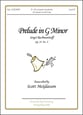 Prelude G Minor Handbell sheet music cover